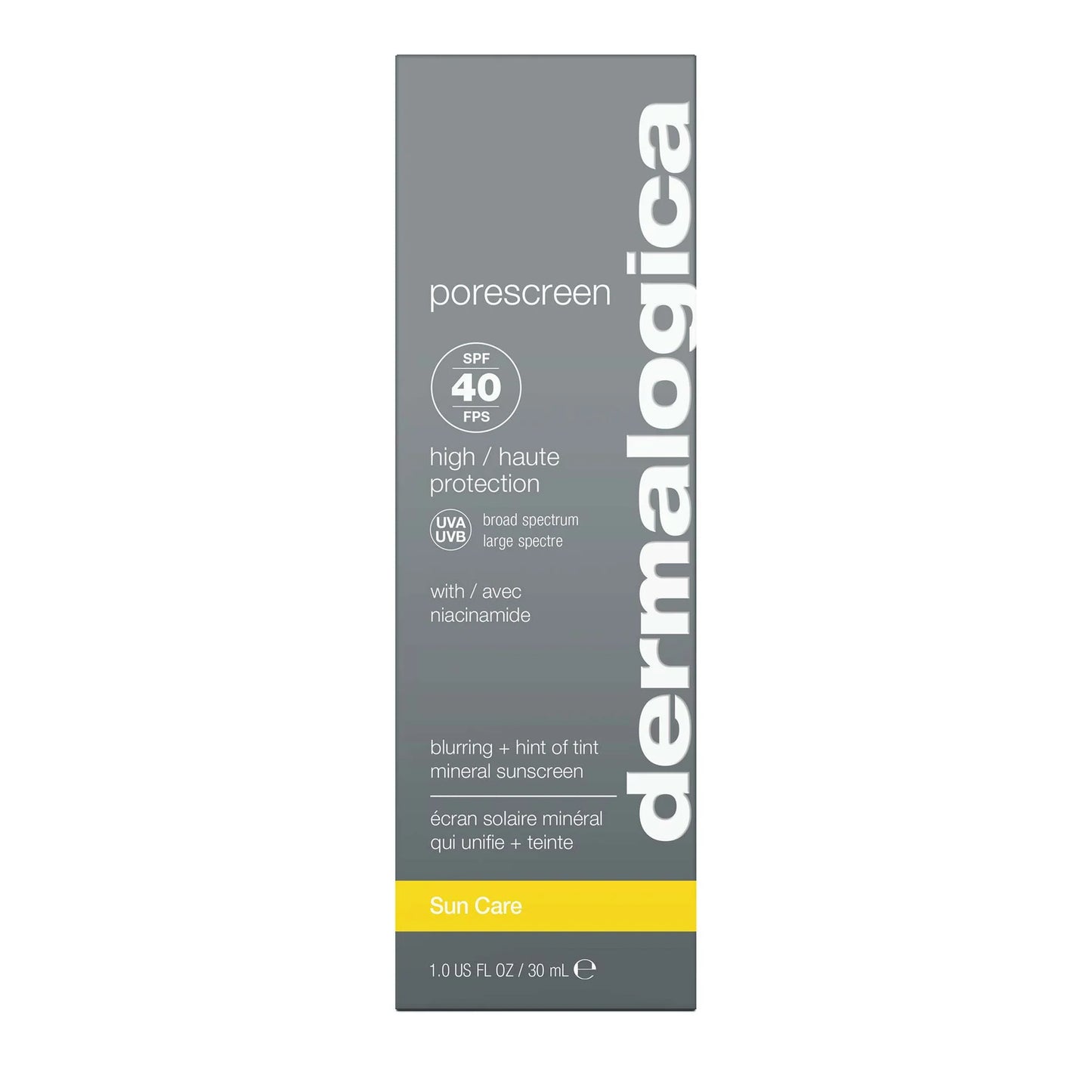 Porescreen mineral sunscreen spf40