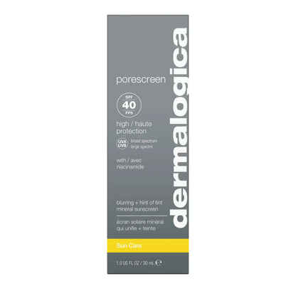 Porescreen mineral sunscreen spf40